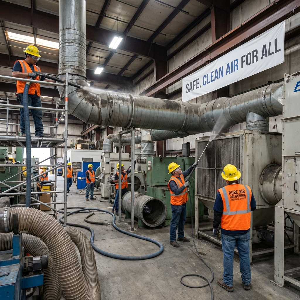 Industrial Air Duct Cleaning: Safety and Efficiency Standards for LA Facilities